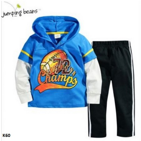 lengan panjang hoodie celana anak